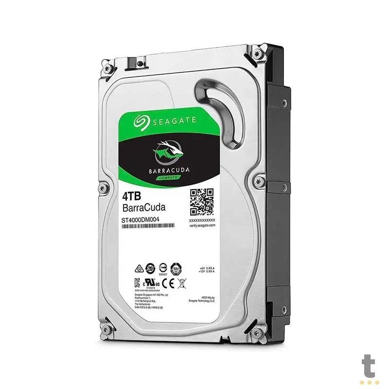 Hd 4tb Seagate Barracuda 5400Rpm Sata 256mb 6,0gb/s - St4000DM004 Truedata