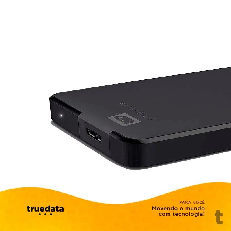 Hd Externo 1tb Western Digital Usb 3.0 Preto - WDBUZG0010BBK Truedata