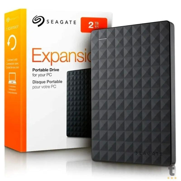 Hd Externo 2tb Seagate Expansion Usb 3.0 Preto - Stea2000400