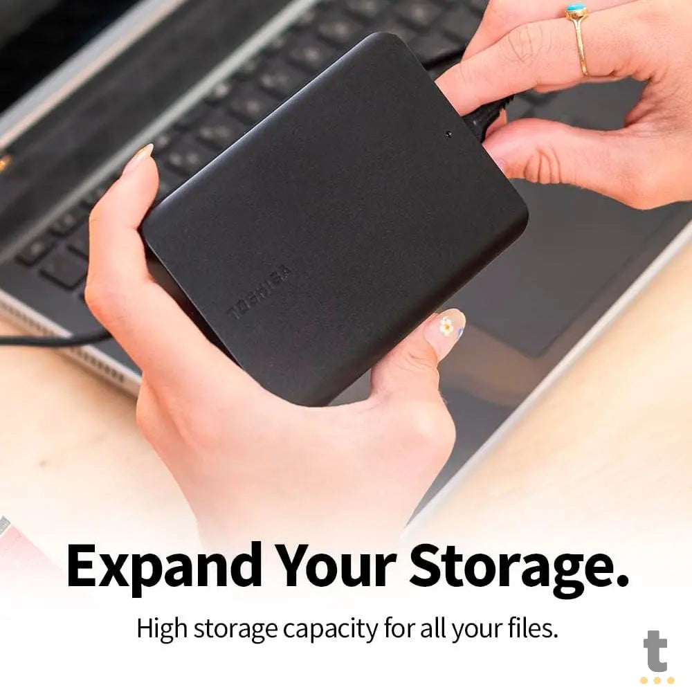 Hd Externo 2tb Toshiba Canvio Basics Usb 3.0 Preto - HDTB520XK3AA Truedata