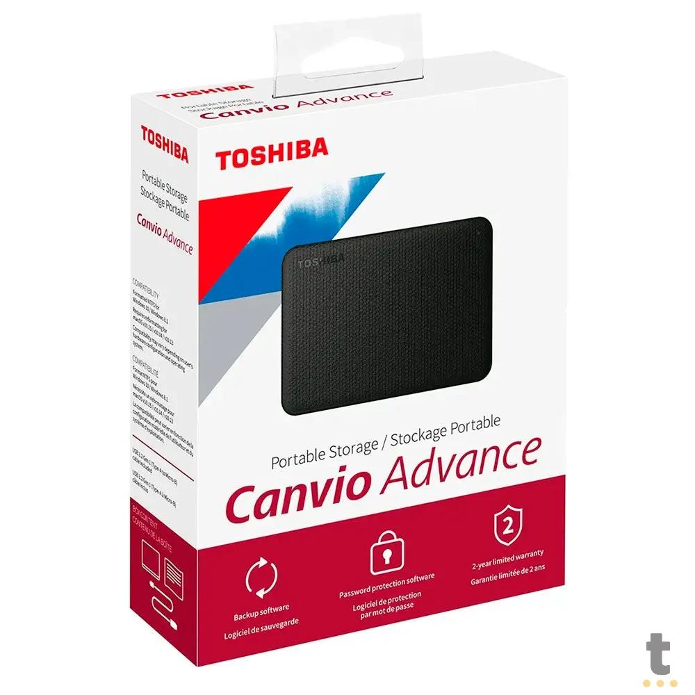Hd Externo 4tb Toshiba Canvio Advanced Usb 3.0 Preto - HDTCA40XK3CA Truedata