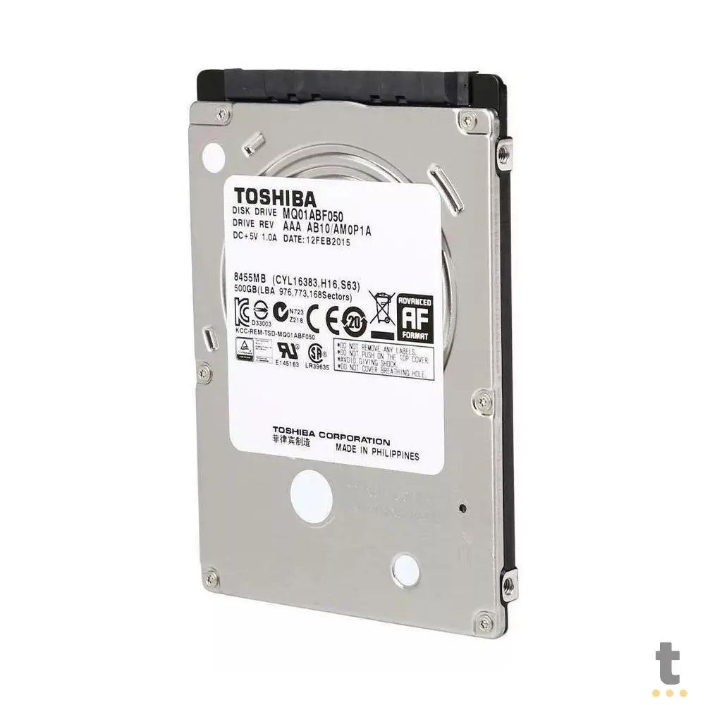 Hd Para Notebook 500gb Toshiba Sata - MQ01ABF050 (Sem Embalagem) Truedata