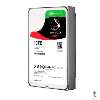 Hd Para Servidor Nas 10tb Seagate Ironwolf Sata 6gb/S 256mb - ST10000VN0008 Truedata
