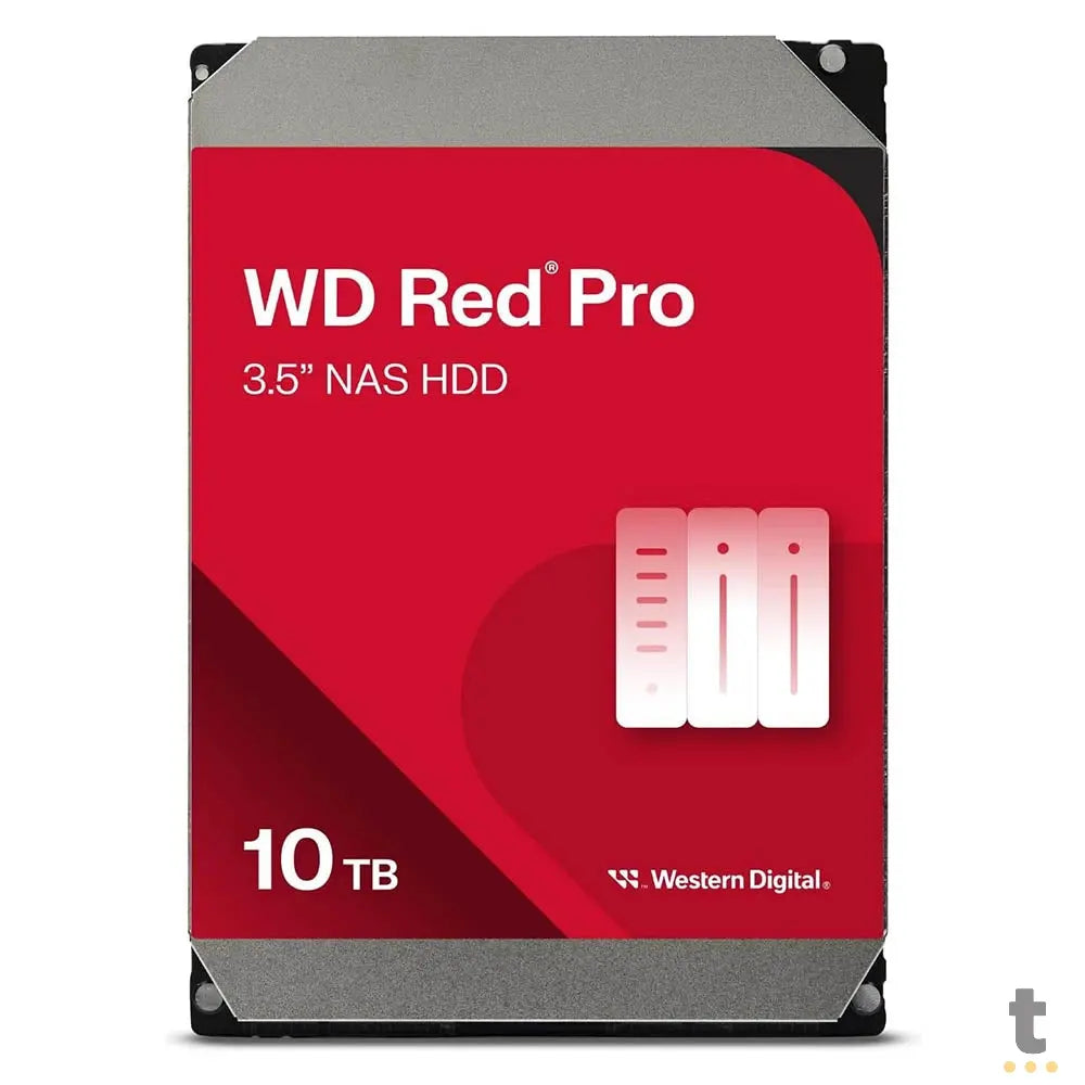 Hd Para Servidor Nas 10tb Western Digital WD Red Pro 3.5 Sata III 6gb/S 256mb - WD102KFBX Truedata