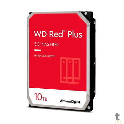Hd Para Servidor Nas 10tb Western Digital Wd Red Plus 3.5 Sata III 6gb/S 256mb - WD101EFBX