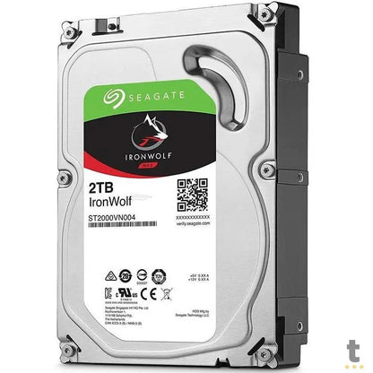 Hd Para Servidor Nas 2tb Seagate Ironwolf Sata 6gb/S 64mb - St2000vn004 Truedata
