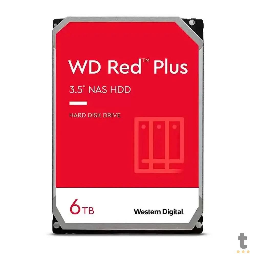 Hd Para Servidor Nas 6tb Western Digital WD Red Nas Sata 6gb/S 256mb - WD60EFPX Truedata
