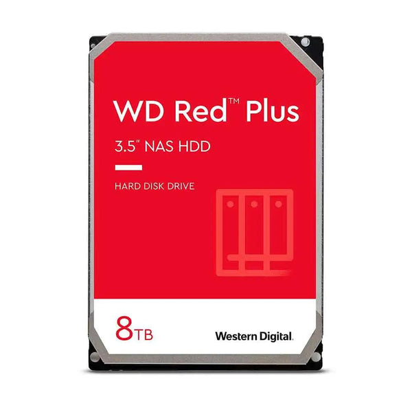 Hd Para Servidor Nas 8tb Western Digital Wd Red Plus 3.5 Sata III 6gb/S 128mb - WD80EFZZ