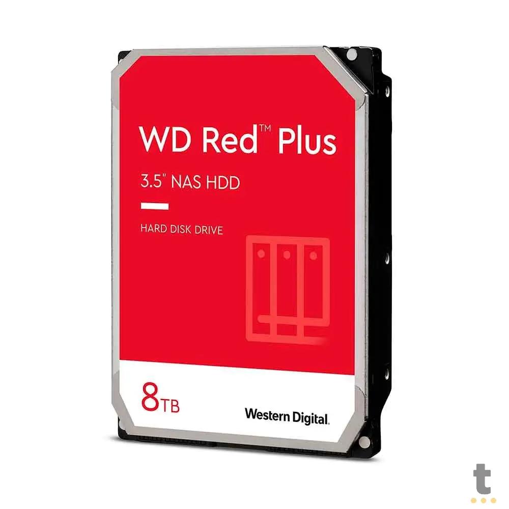 Hd Para Servidor Nas 8tb Western Digital Wd Red Plus 3.5 Sata III 6gb/S 128mb - WD80EFZZ Truedata