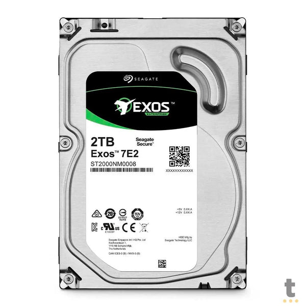 Hd Para Servidor Sas 2tb Seagate Exos 6gb/S 128mb - ST2000NM003A