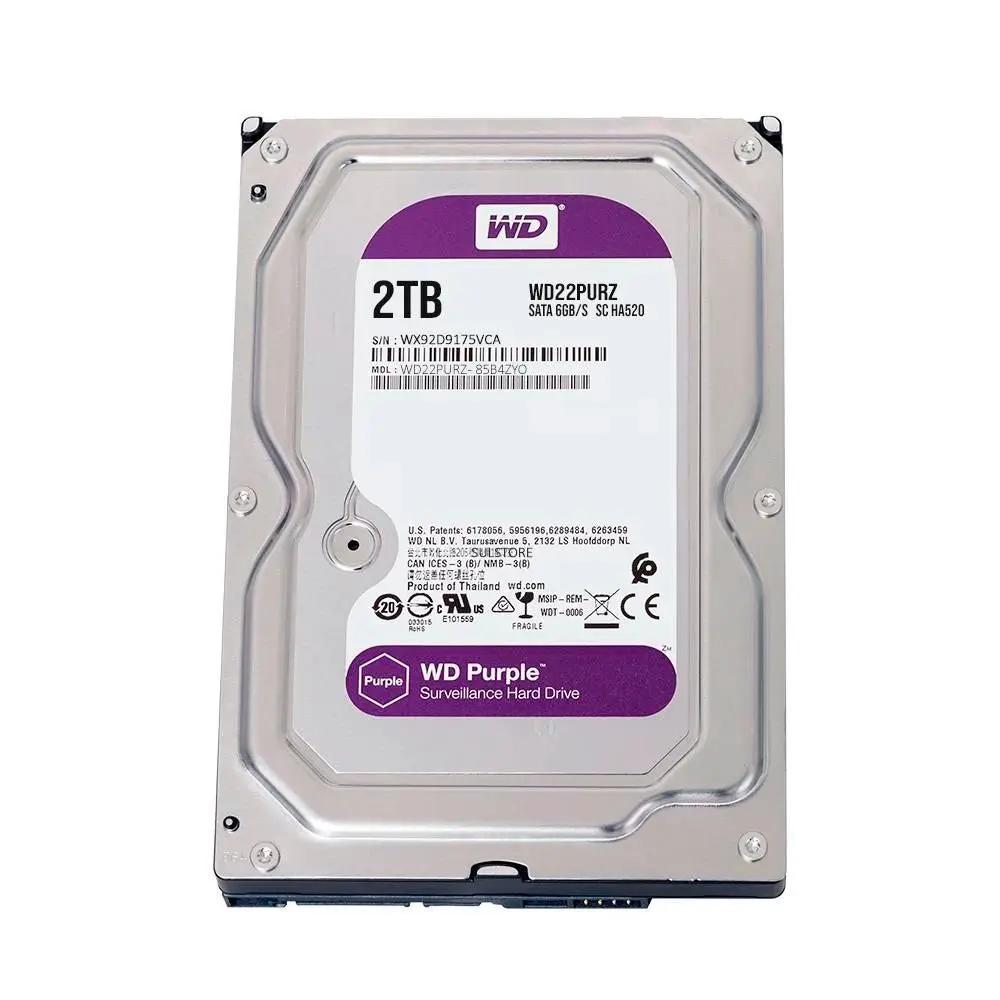 Hd Para Vigilância 2tb Western Digital Wd Purple Sata 6gb/S 256mb - WD22PURZ Truedata
