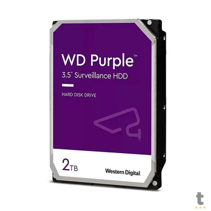 Hd Para Vigilância 2tb Western Digital Wd Purple Sata 6gb/S 64mb - WD23PURZ Truedata