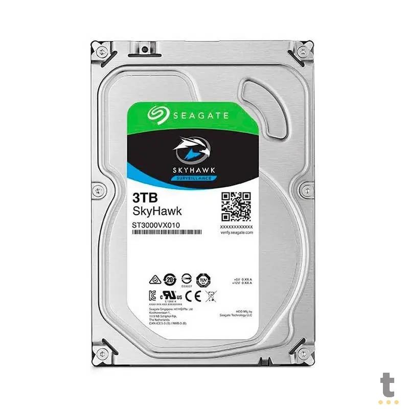 Hd Para Vigilância 3tb Seagate Skyhawk Sata 6gb/S - St3000vx009 Truedata