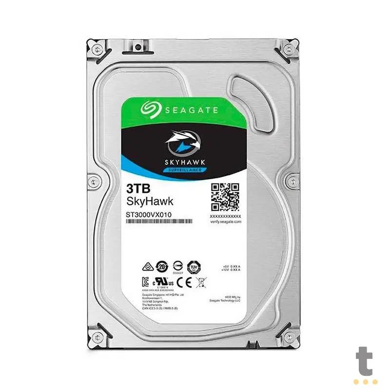 Hd Para Vigilância 3tb Seagate Skyhawk Sata 6gb/S - St3000vx009 Truedata