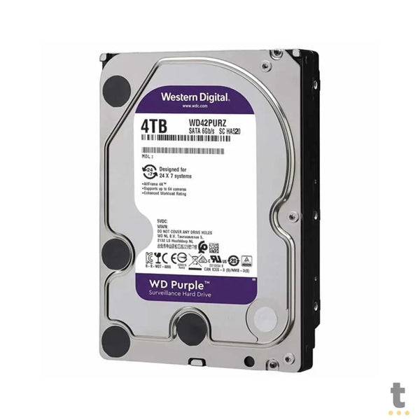 Hd Para Vigilância 4tb Western Digital WD Purple Surveillance Sata 6gb/S - WD42PURZ