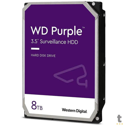 Hd Para Vigilância 8tb Western Digital Wd Purple Sata 6gb/S 128mb - WD84PURZ Truedata
