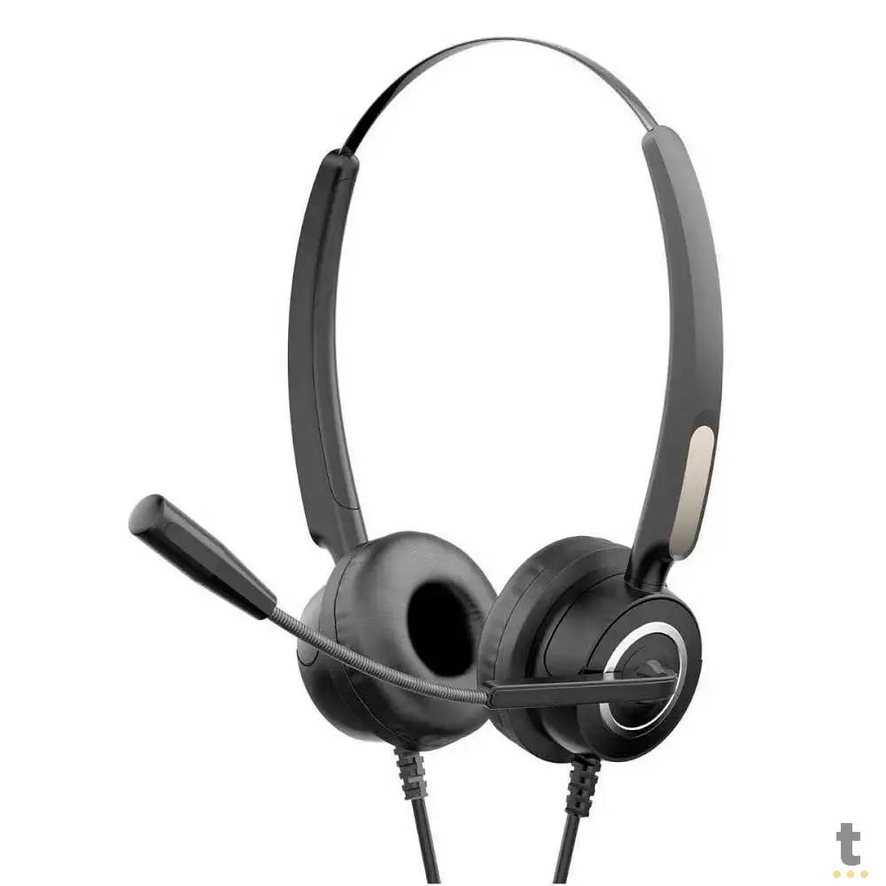 Headset Call Center HP Com Fio USB - DHE-8000 Truedata