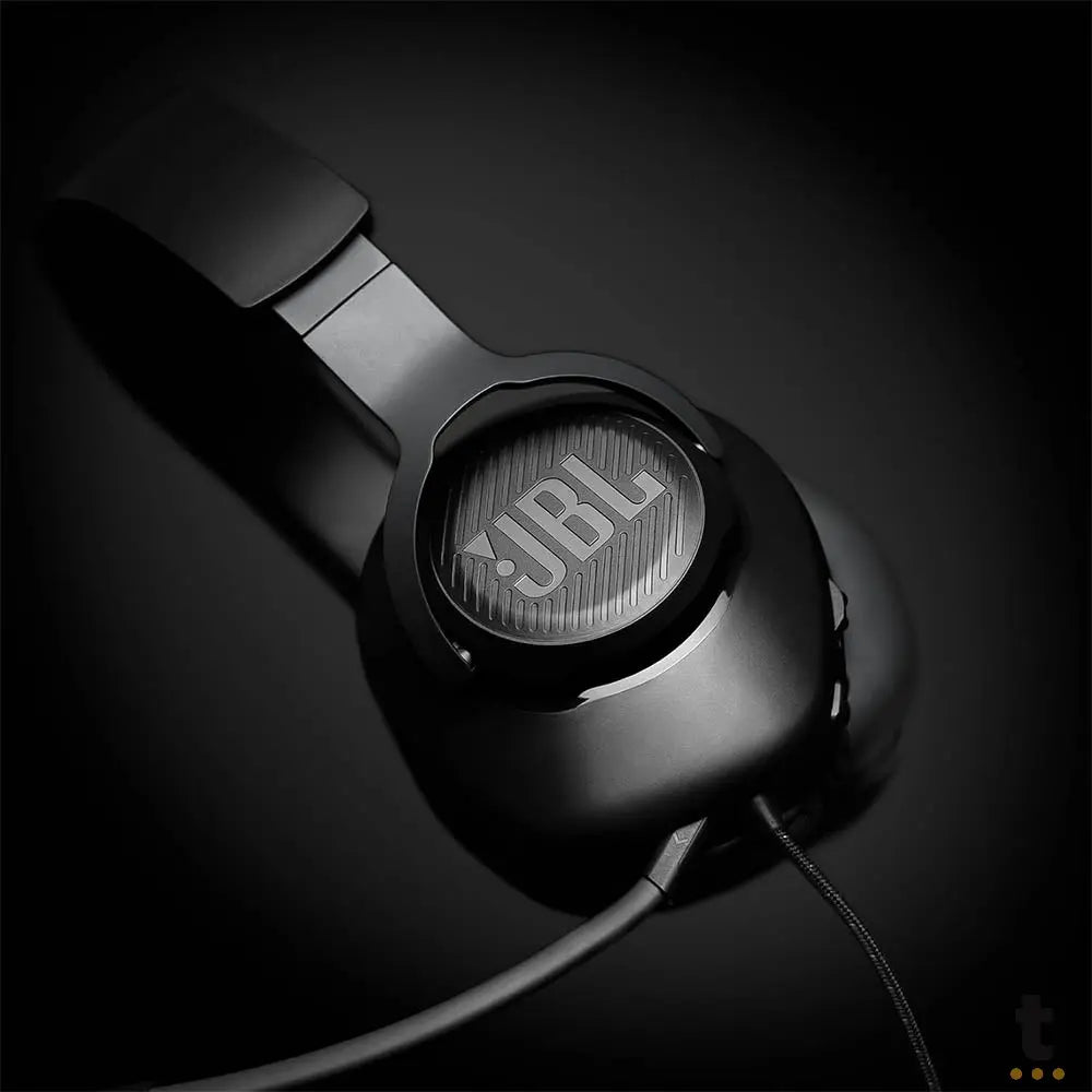 Headset Gamer Jbl Quantum 100 M2 P3 C/ Microfone Removível Preto - JBLQTUM100M2BLK Truedata
