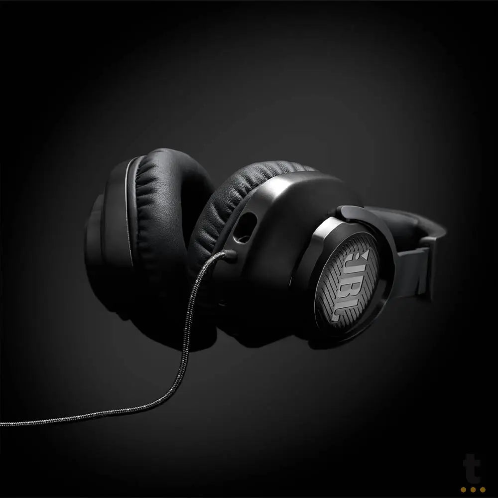 Headset Gamer Jbl Quantum 100 M2 P3 C/ Microfone Removível Preto - JBLQTUM100M2BLK Truedata