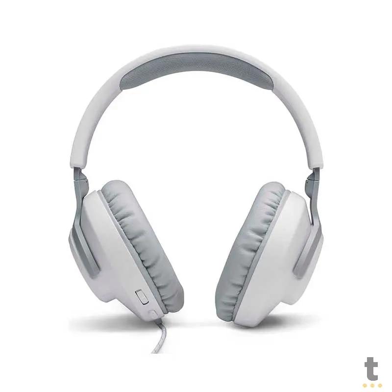 Headset Gamer Jbl Quantum 100 P3 com Adaptador P2 Branco - 582003 Truedata