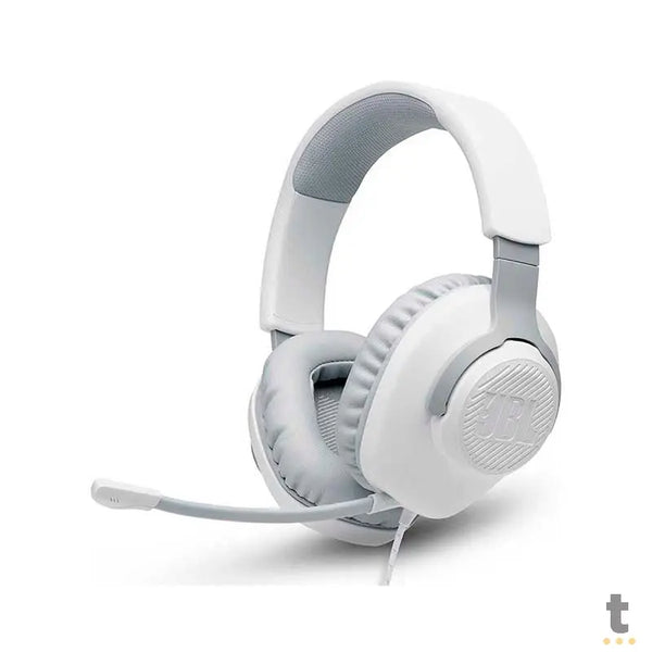Headset Gamer Jbl Quantum 100 P3 com Adaptador P2 Branco - 582003