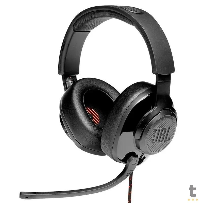 Headset Gamer Jbl Quantum 200 P3 com Adaptador P2 Preto - 72160 Truedata