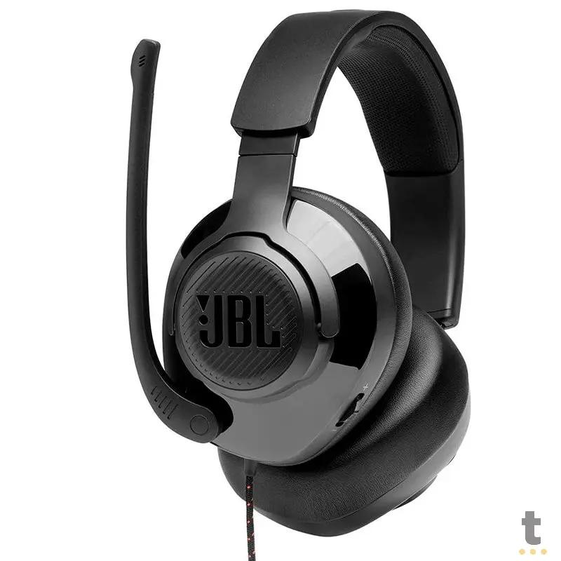 Headset Gamer Jbl Quantum 200 P3 com Adaptador P2 Preto - 72160 Truedata