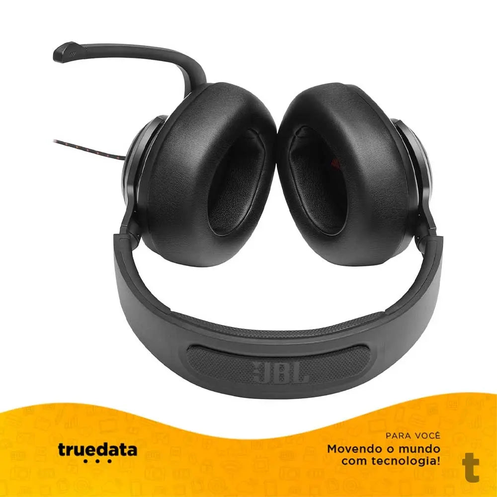 Headset Gamer Jbl Quantum 300 P2 com Adaptador USB Preto - 581596 Truedata