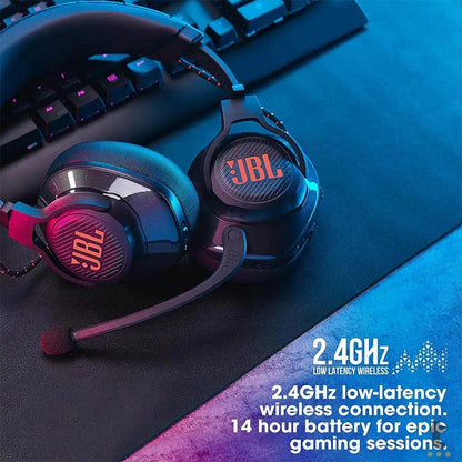 Headset Gamer Jbl Quantum 600 Wireless Preto Preto c/ RGB Truedata