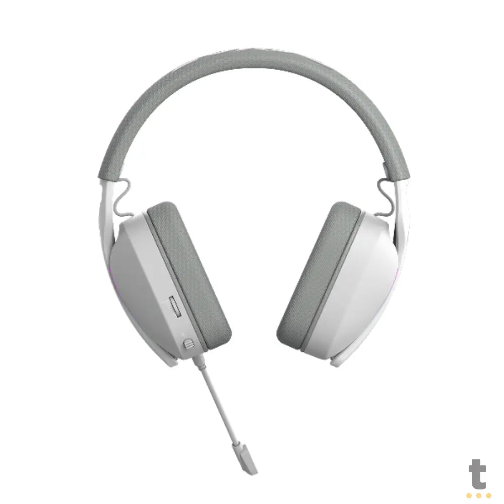 Headset Gamer PCYes Nowy White Ghost Usb Surround Rgb C/ Mic Destacável Branco - HGNW40WG Truedata
