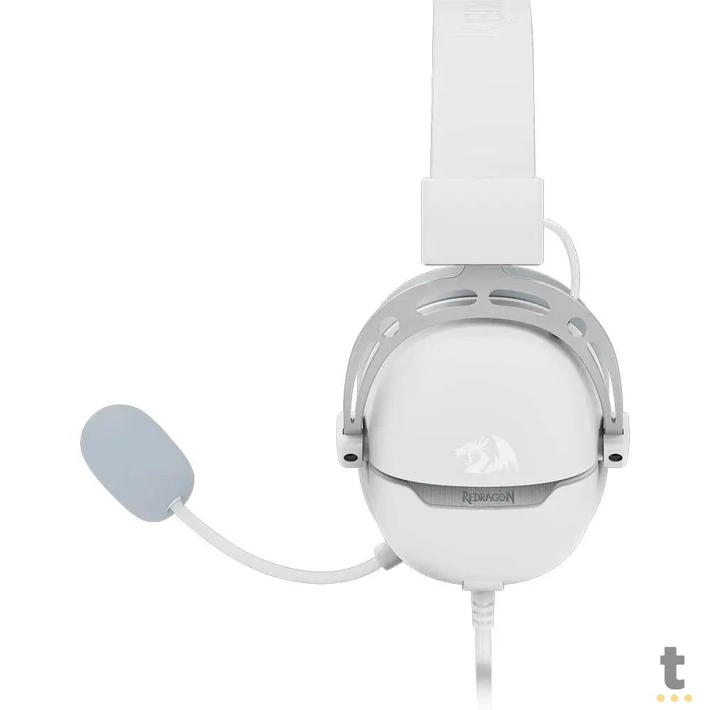 Headset Gamer Redragon Aurora USB 7.1 40mm Branco - H376WG Truedata