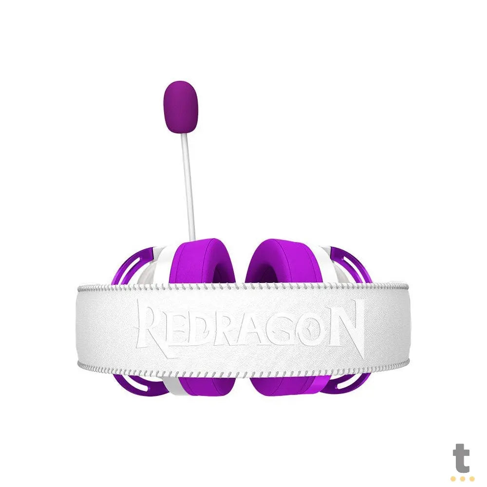 Headset Gamer Redragon Diomedes 7.1 Branco e Roxo - H388-WP Truedata