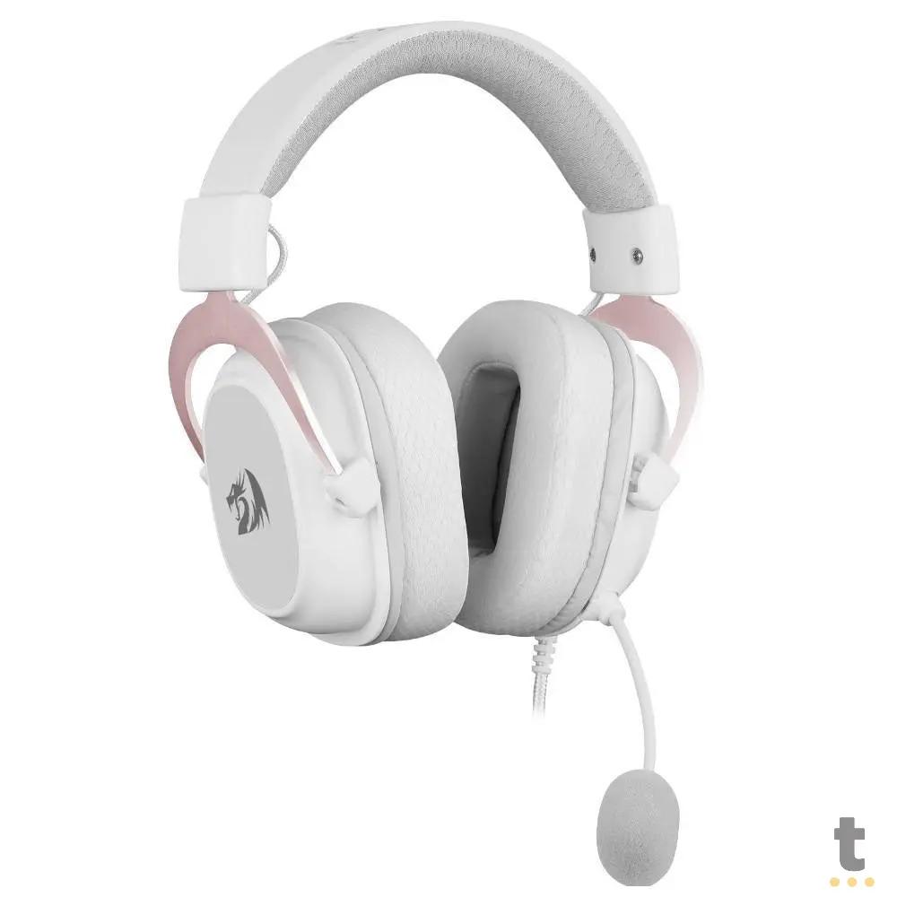 Headset Gamer Redragon Hero P3 RGB Branco - H530-W Truedata