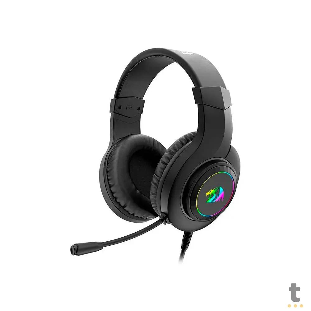 Headset Gamer Redragon Hylas USB / P2 7.1 Virtual Preto RGB - H371-RGB Truedata