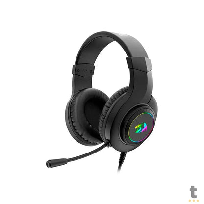 Headset Gamer Redragon Hylas USB / P2 7.1 Virtual Preto RGB - H371-RGB Truedata