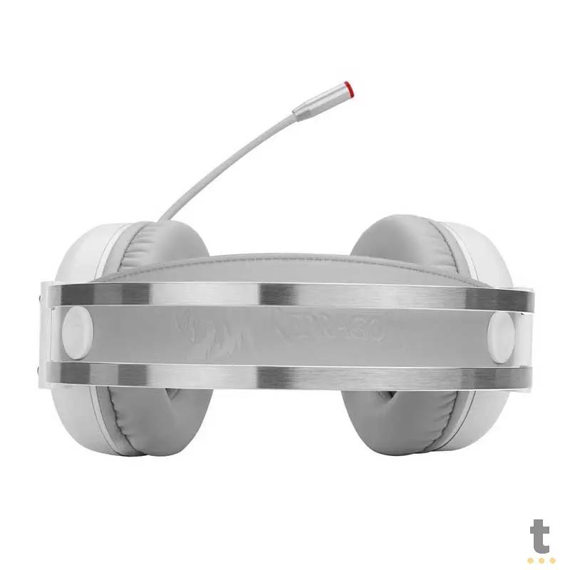 Headset Gamer Redragon Minos Lunar USB Branco - H210W Truedata