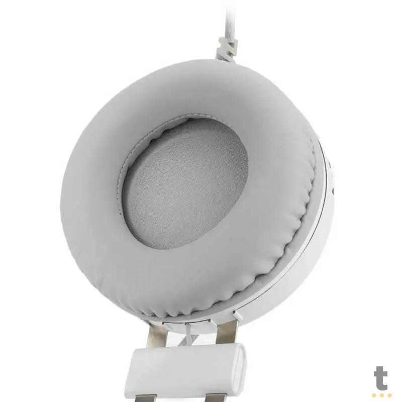 Headset Gamer Redragon Minos Lunar USB Branco - H210W Truedata