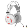Headset Gamer Redragon Minos Lunar USB Branco - H210W Truedata