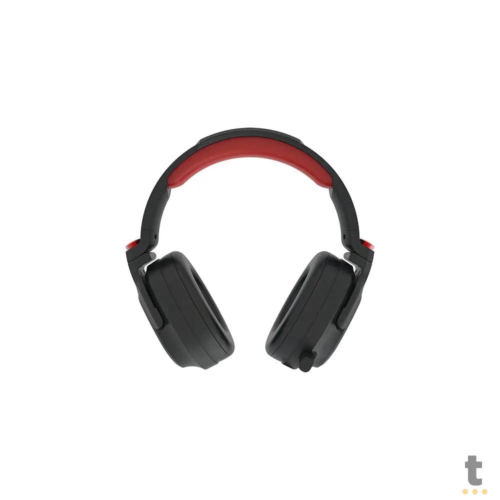 Headset Gamer Redragon Nomen Pro 7.1 RGB Microfone Retrátil USB-C Wireless Bluetooth Preto - H838-PRO Truedata