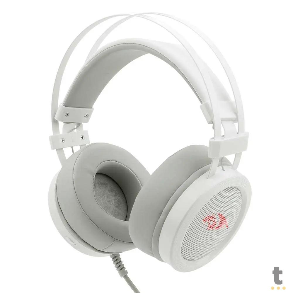 Headset Gamer Redragon Scylla Lunar White P2 Branco - H901W Truedata