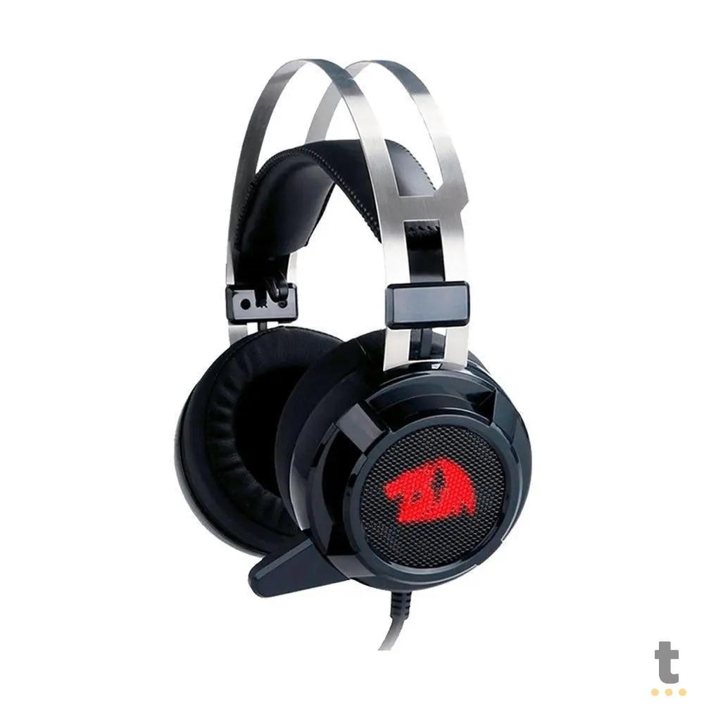 Headset Gamer Redragon Siren 2 7.1 USB Preto e Vermelho - H301USB-1 Truedata