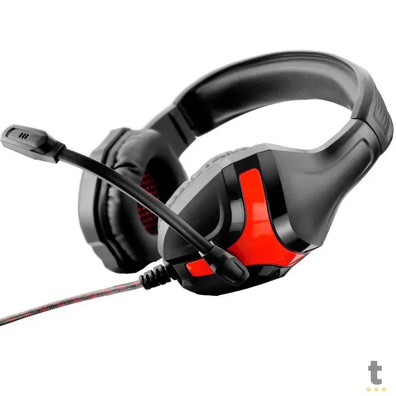 Headset Gamer Warrior Harve P2 Vermelho Ph101 Truedata