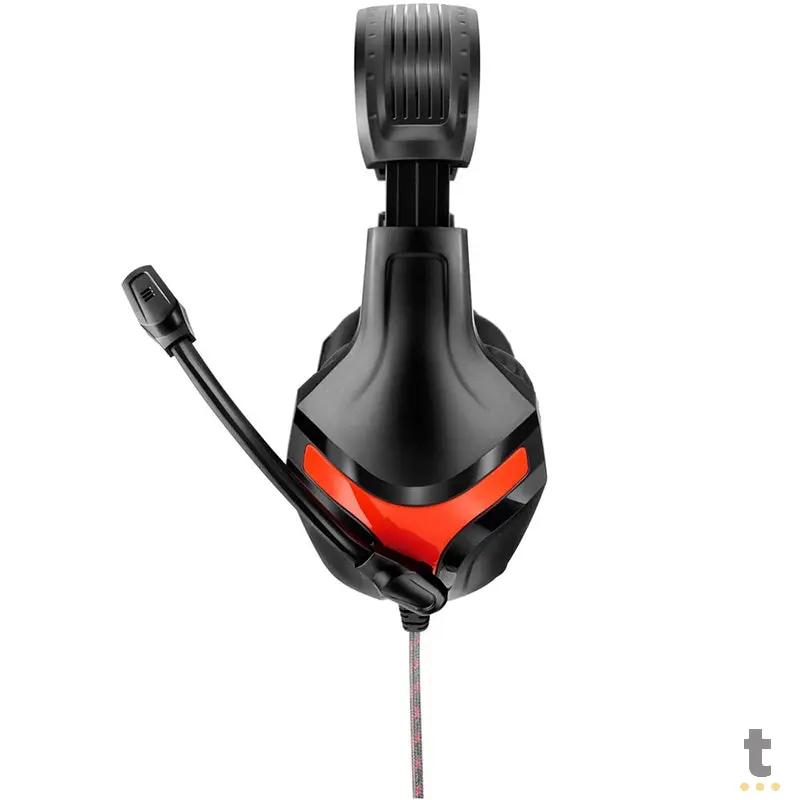 Headset Gamer Warrior Harve P2 Vermelho Ph101 Truedata