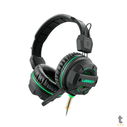 Headset Gamer Warrior Magne P2+USB Verde - PH143 Truedata