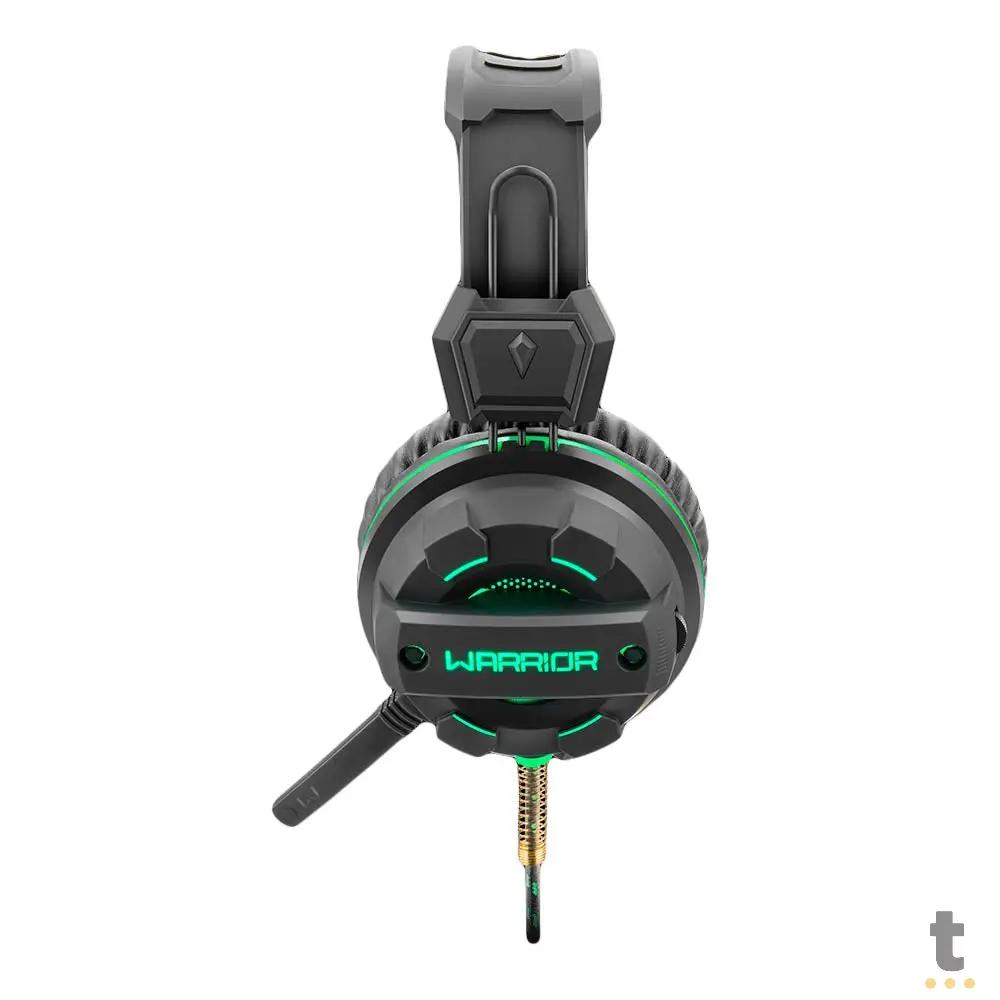 Headset Gamer Warrior Magne P2+USB Verde - PH143 Truedata