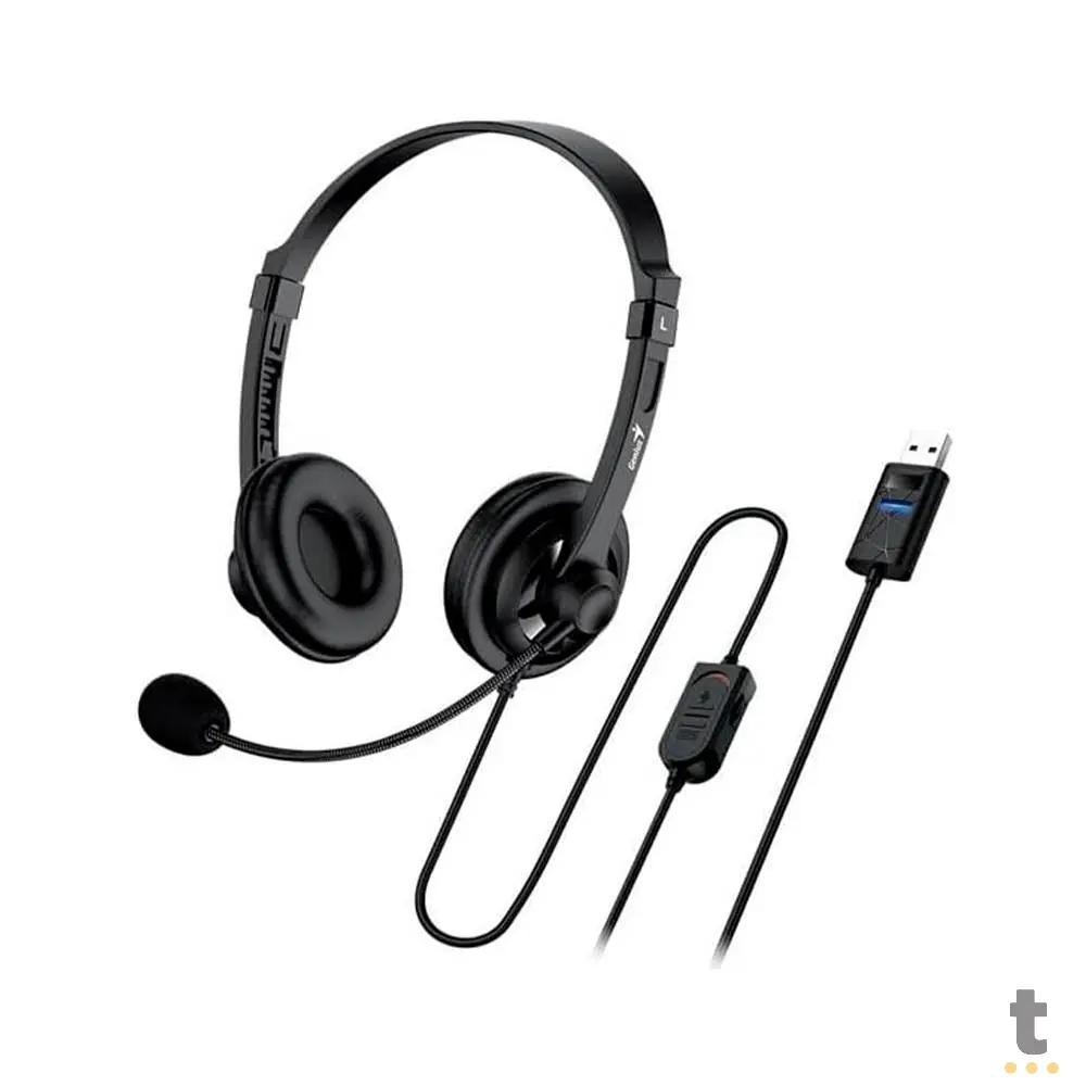 Headset Genius Stereo Usb HS-230U - 31710021400 Truedata