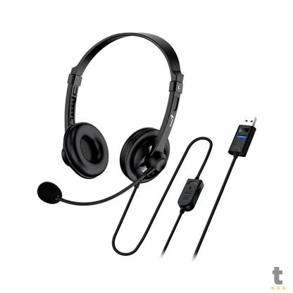 Headset Genius Stereo Usb HS-230U - 31710021400 Truedata