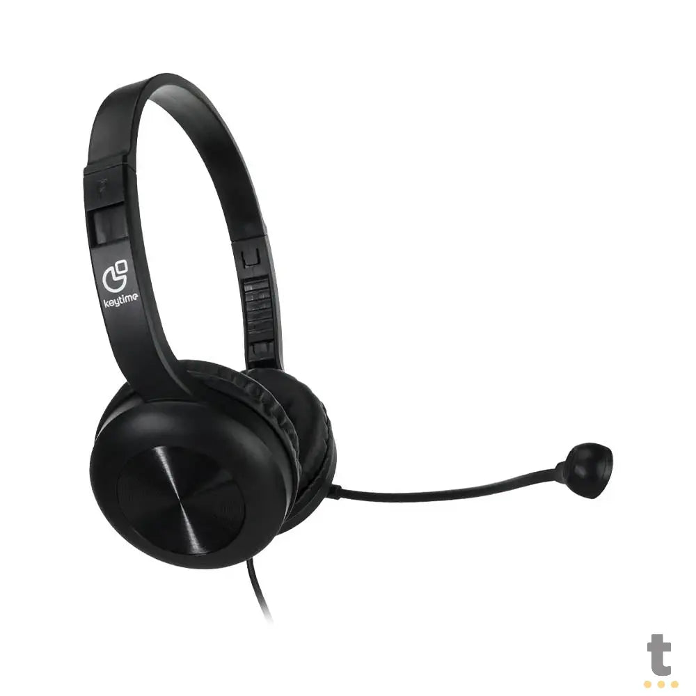 Headset Keytime Maxom Stereo P2 P3 Preto - KYT00025 Truedata
