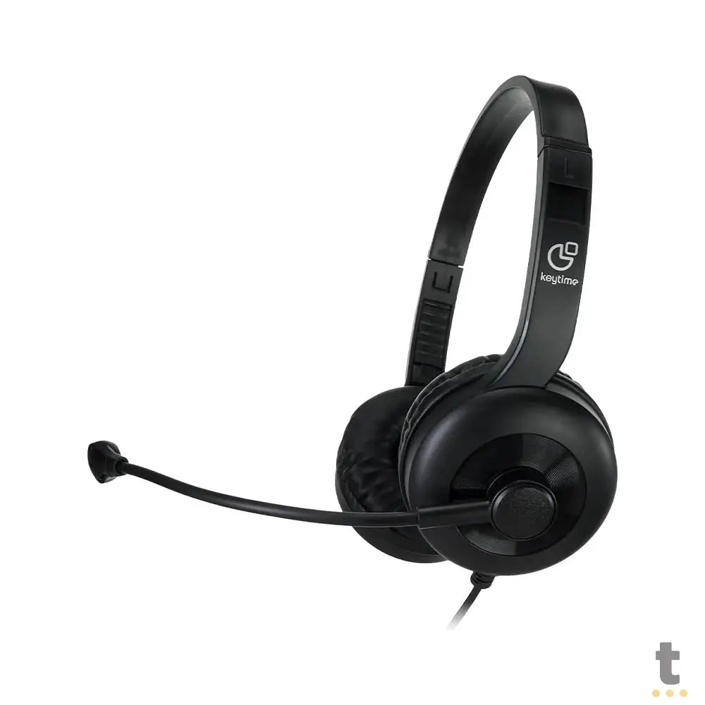 Headset Keytime Maxom Stereo P2 P3 Preto - KYT00025 Truedata