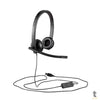 Headset Logitech H570e Stereo Usb Vc - 981-000574 Truedata